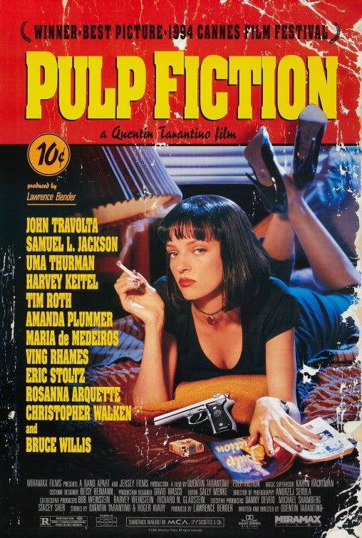 1000 piece jigsaw puzzle for the movie poster: Pulp Fiction (1994) ver2
