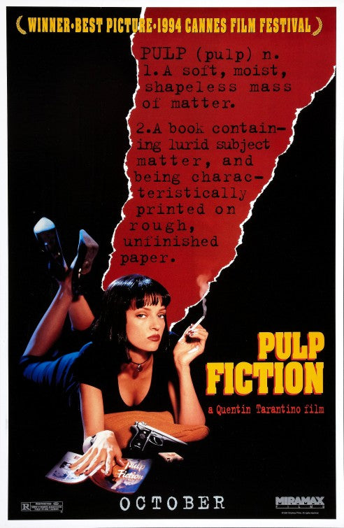 1000 piece jigsaw puzzle for the movie poster: Pulp Fiction (1994) ver3