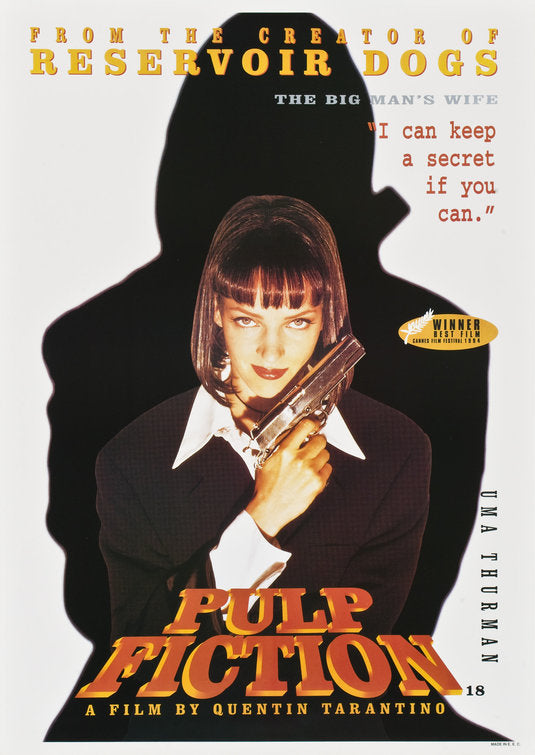 1000 piece jigsaw puzzle for the movie poster: Pulp Fiction (1994) ver7