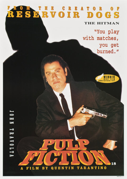 1000 piece jigsaw puzzle for the movie poster: Pulp Fiction (1994) ver8