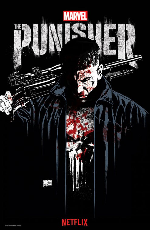 1000 piece jigsaw puzzle for tv poster: The Punisher