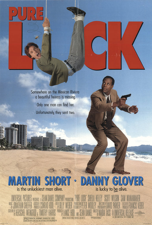 the movie poster: Pure Luck (1991)