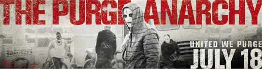 1000 piece jigsaw puzzle for the movie poster: The Purge: Anarchy (2014) ver12