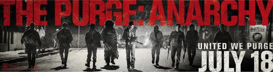 1000 piece jigsaw puzzle for the movie poster: The Purge: Anarchy (2014) ver13