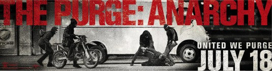 1000 piece jigsaw puzzle for the movie poster: The Purge: Anarchy (2014) ver14
