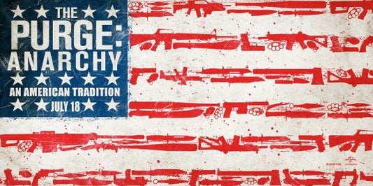 1000 piece jigsaw puzzle for the movie poster: The Purge: Anarchy (2014) ver16