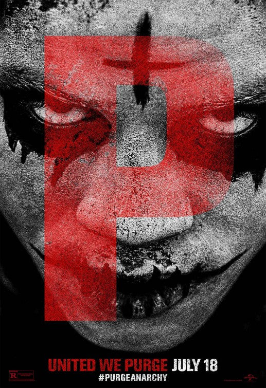 1000 piece jigsaw puzzle for the movie poster: The Purge: Anarchy (2014) ver6