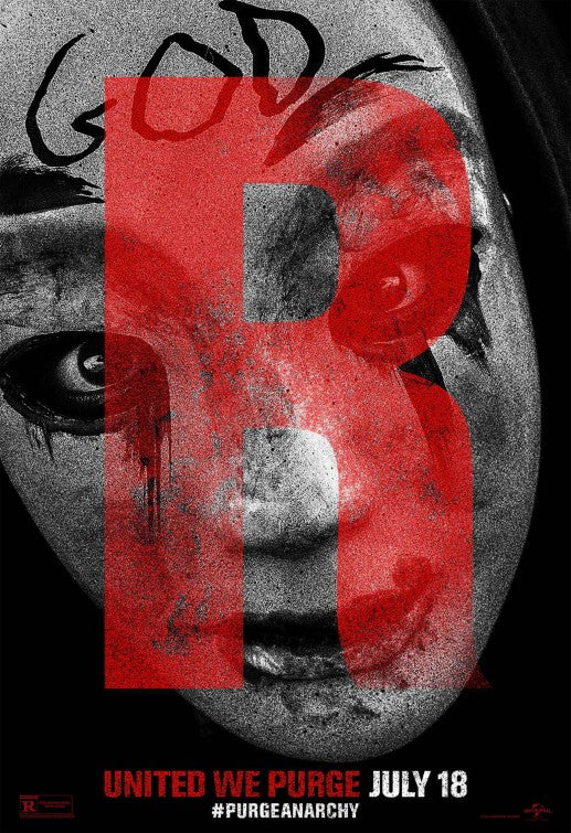 1000 piece jigsaw puzzle for the movie poster: The Purge: Anarchy (2014) ver8