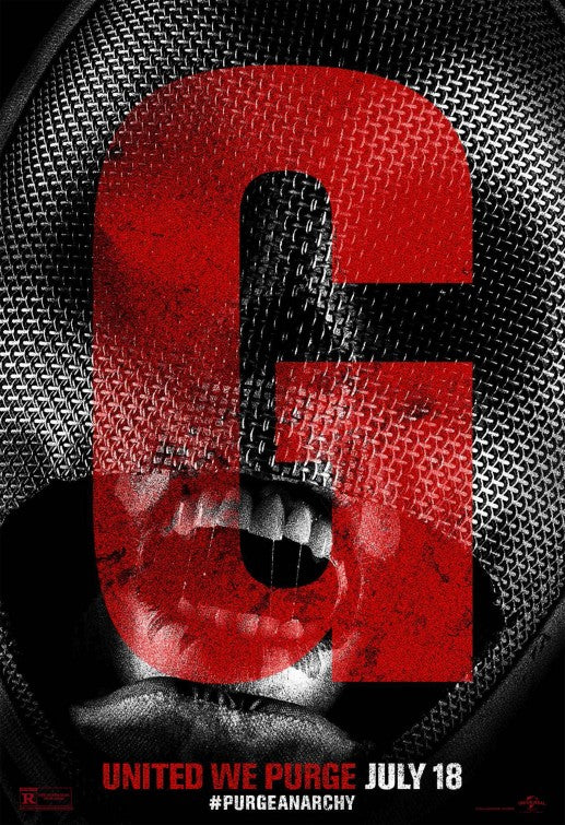 1000 piece jigsaw puzzle for the movie poster: The Purge: Anarchy (2014) ver9