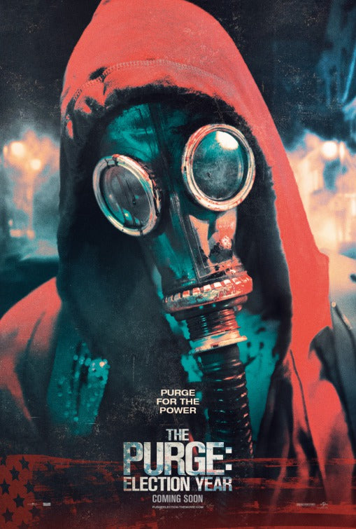 1000 piece jigsaw puzzle for the movie poster: The Purge: Election Year (2016) ver4