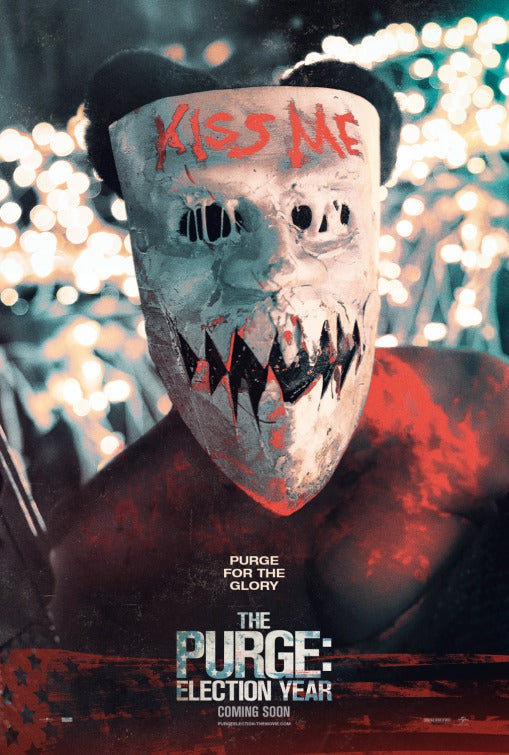 1000 piece jigsaw puzzle for the movie poster: The Purge: Election Year (2016) ver5