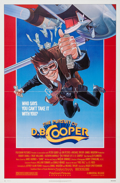 1000 piece jigsaw puzzle for the movie poster: The Pursuit of D.B. Cooper (1981)