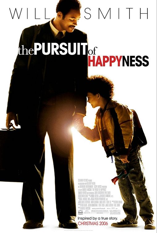 the movie poster: The Pursuit of Happyness (2006)
