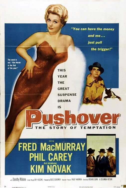 the movie poster: Pushover (1954)