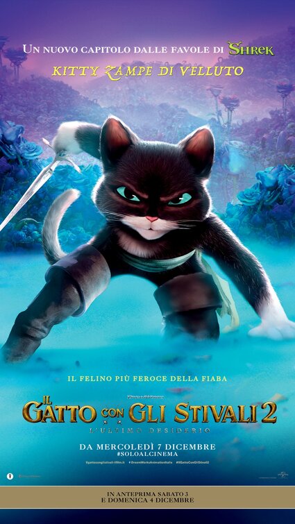 1000 piece jigsaw puzzle for the movie poster: Puss in Boots: The Last Wish (2022) ver7