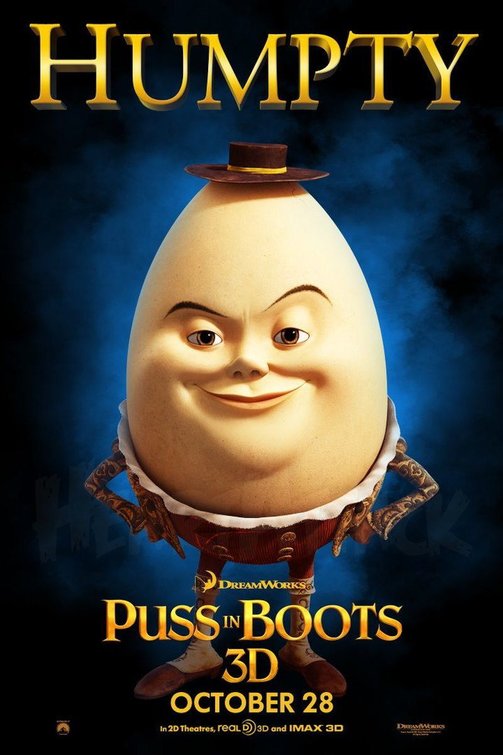 1000 piece jigsaw puzzle for the movie poster: Puss in Boots (2011) ver6
