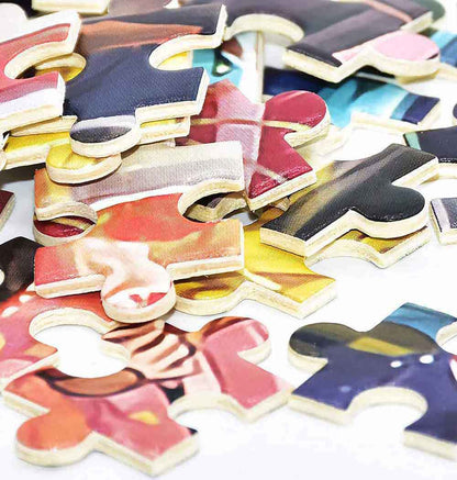 A real wooden puzzle, each piece is about 2mm thick. Whether it is quality or feel, it is an excellent experience.