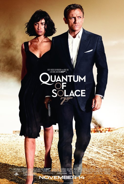 the movie poster: Quantum of Solace (2008) ver4