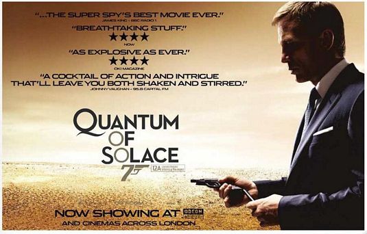 1000 piece jigsaw puzzle for the movie poster: Quantum of Solace (2008) ver8