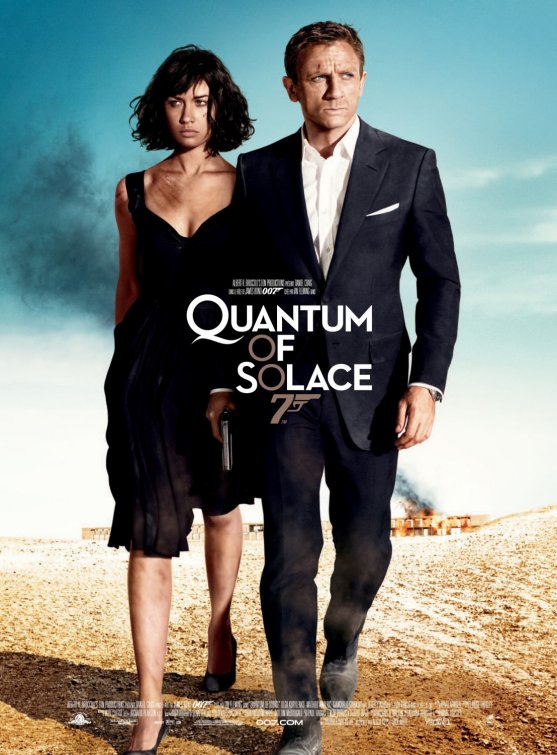 1000 piece jigsaw puzzle for the movie poster: Quantum of Solace (2008) ver9