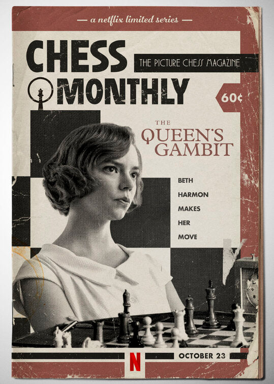 1000 piece jigsaw puzzle for tv poster: The Queen's Gambit, ver6