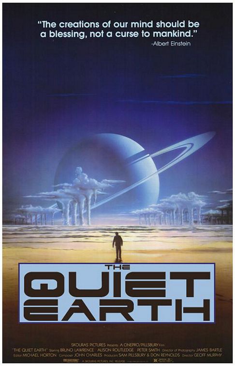 the movie poster: The Quiet Earth (1985)