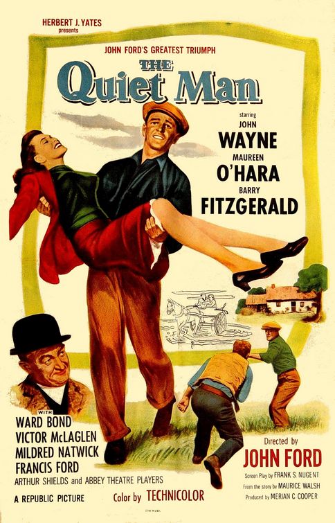 the movie poster: The Quiet Man (1952)
