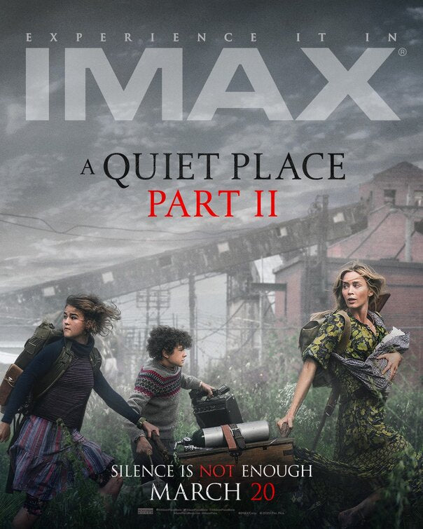 1000 piece jigsaw puzzle for the movie poster: A Quiet Place: Part II (2021) ver7