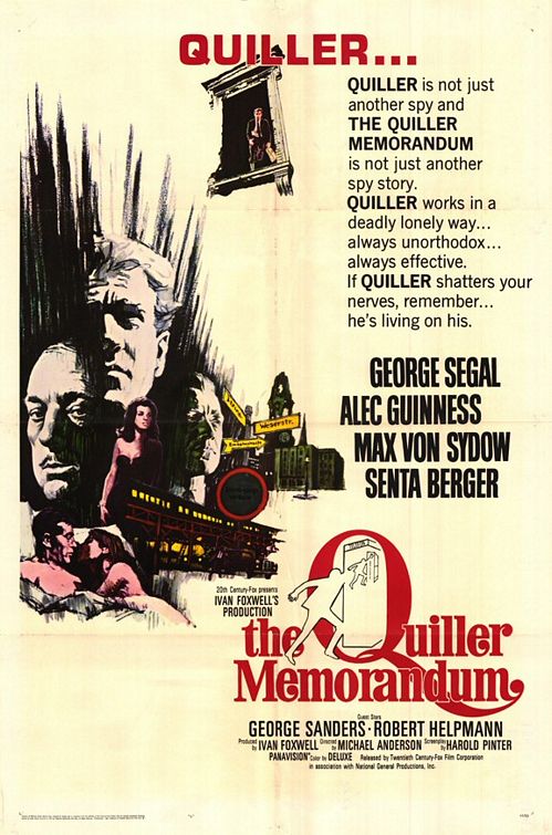the movie poster: The Quiller Memorandum (1966)