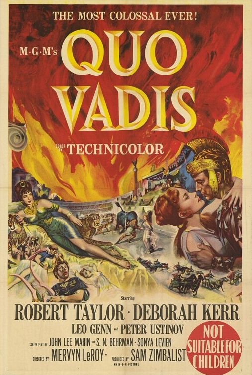 the movie poster: Quo Vadis (1951)