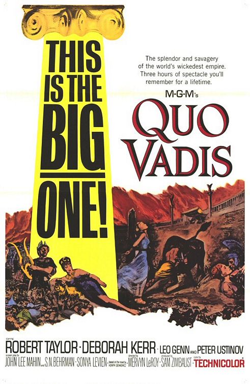 the movie poster: Quo Vadis (1951) ver2