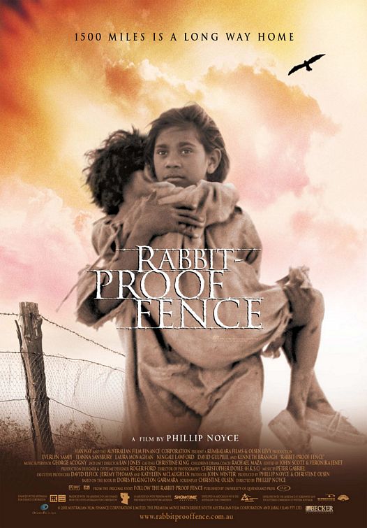 the movie poster: Rabbit Proof Fence (2002)