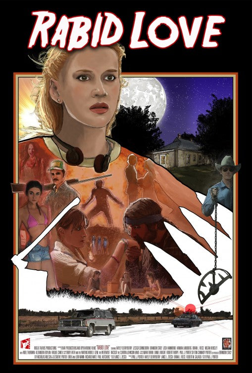 1000 piece jigsaw puzzle for the movie poster: Rabid Love (2013)