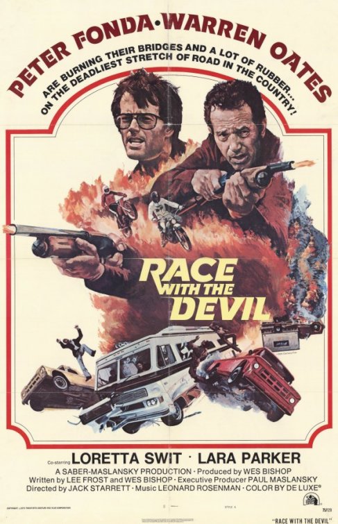 1000 piece jigsaw puzzle for the movie poster: Race With the Devil (1975)