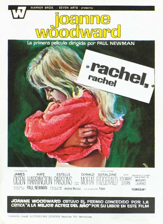 the movie poster: Rachel, Rachel (1968) ver2