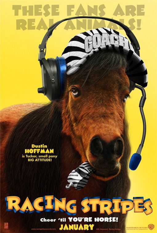 the movie poster: Racing Stripes (2005) ver11