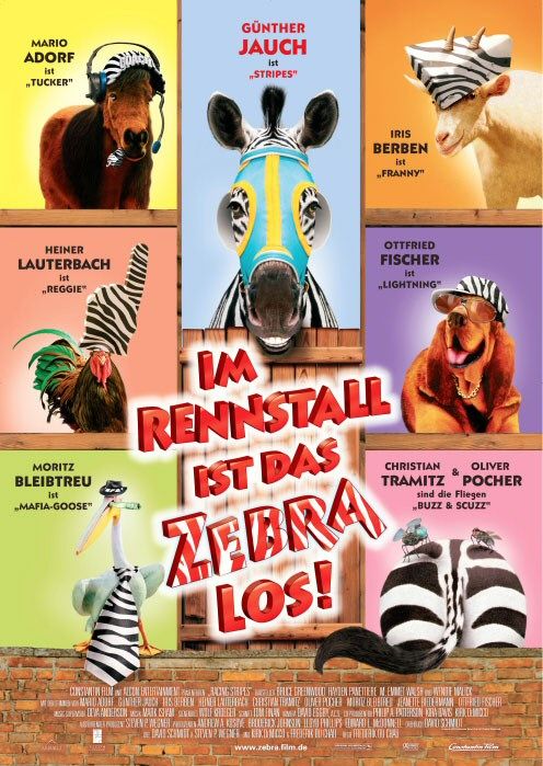 the movie poster: Racing Stripes (2005) ver4