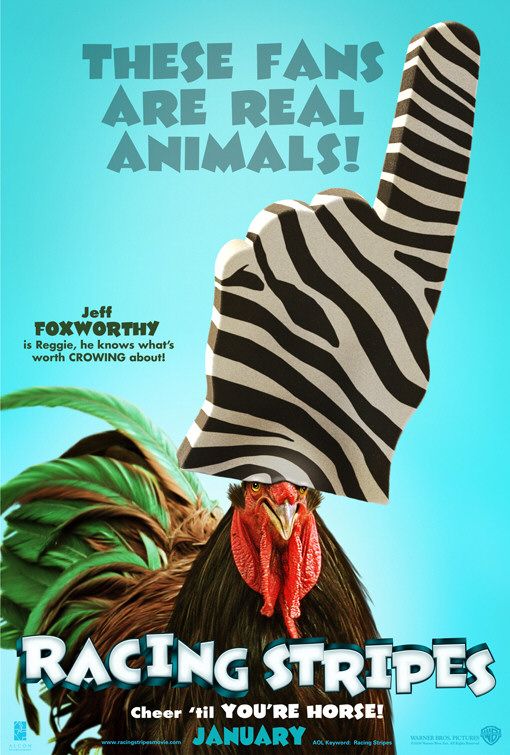 the movie poster: Racing Stripes (2005) ver6