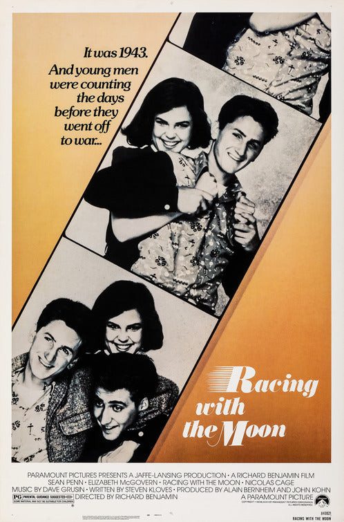the movie poster: Racing With the Moon (1984) ver1