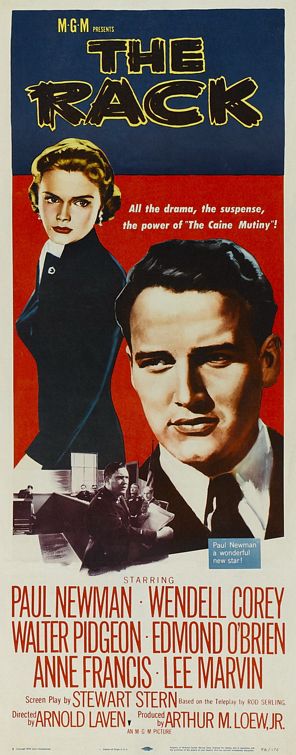 the movie poster: The Rack (1956) ver3