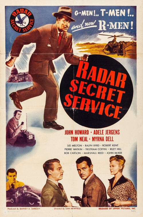 1000 piece jigsaw puzzle for the movie poster: Radar Secret Service (1950)