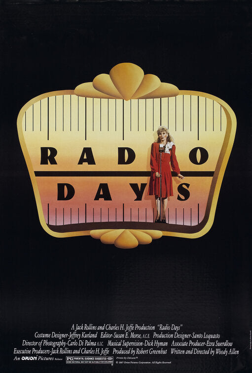 the movie poster: Radio Days (1987)