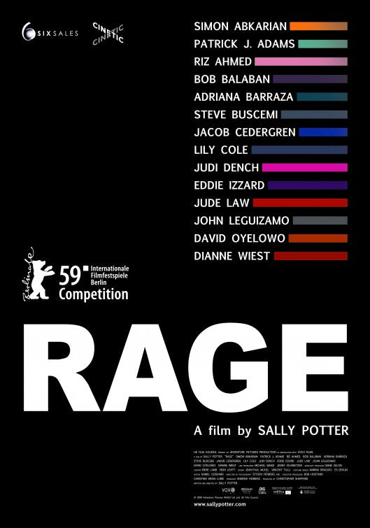 1000 piece jigsaw puzzle for the movie poster: Rage (2009) ver2