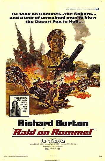 the movie poster: Raid on Rommel (1971)