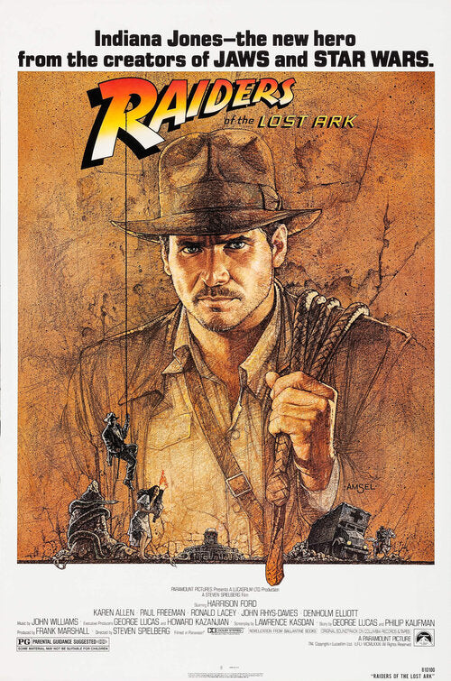 the movie poster: Raiders of the Lost Ark (1981) ver1