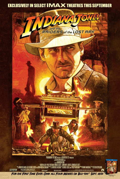 1000 piece jigsaw puzzle for the movie poster: Raiders of the Lost Ark (1981) ver6