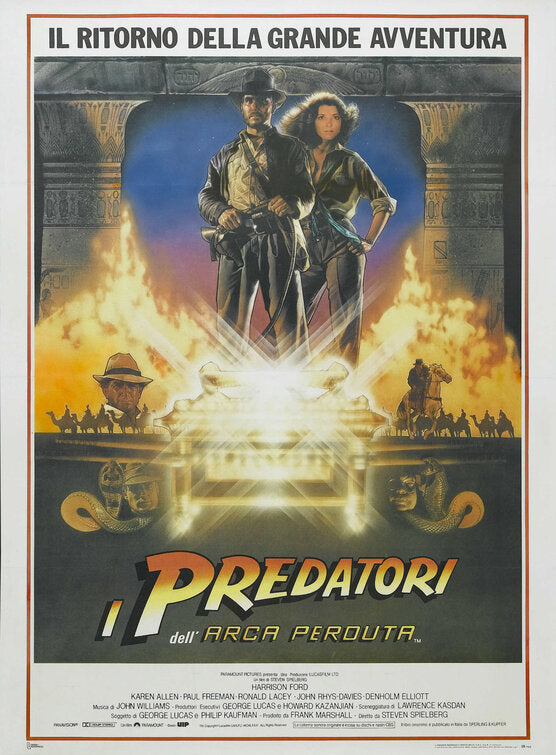 1000 piece jigsaw puzzle for the movie poster: Raiders of the Lost Ark (1981) ver8