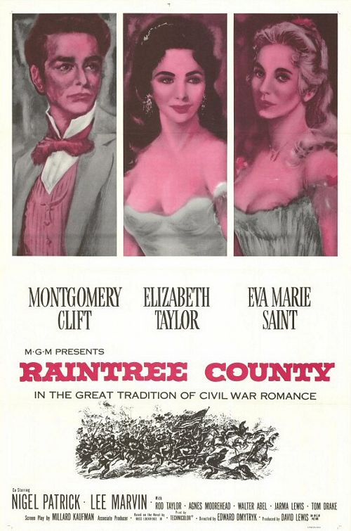 the movie poster: Raintree Country (1957)