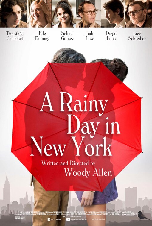 1000 piece jigsaw puzzle for the movie poster: A Rainy Day in New York (2019) ver3