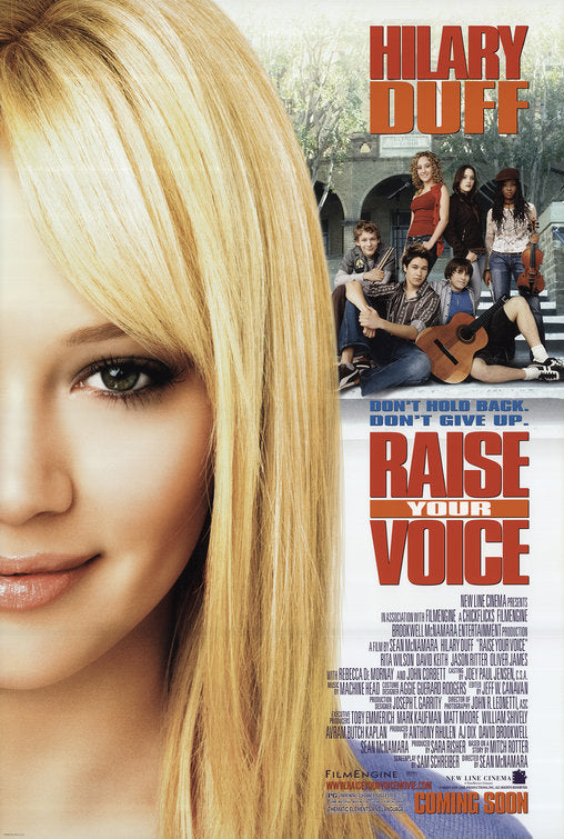 the movie poster: Raise Your Voice (2004)